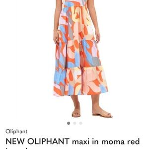NEW OLIPHANT maxi in moma red in red